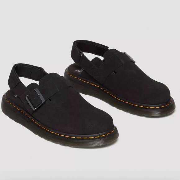 Dr Martens Jorge Slingback Mule Black Suede - Picture 1 of 7